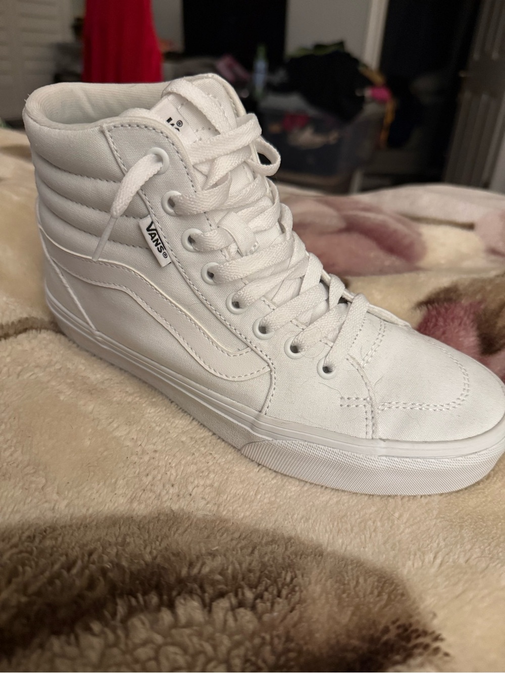 Vans White High-Top Sneakers - Picture 5 of 5